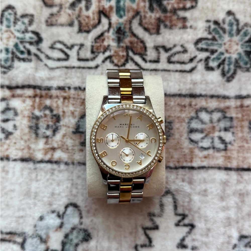 Marc Jacob’s dual tone women’s watch